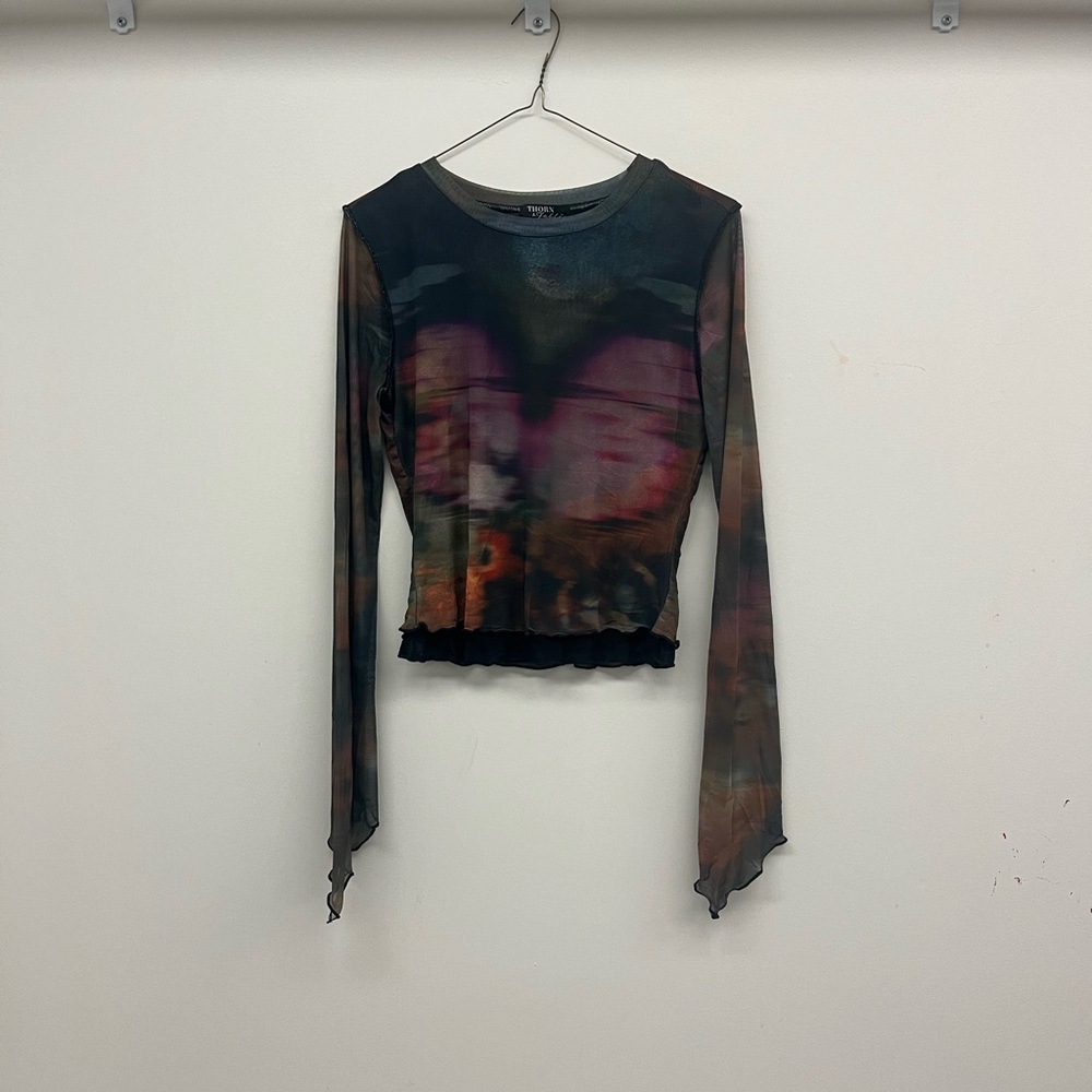Hot Topic Multicolor Long Sleeve Women's Top